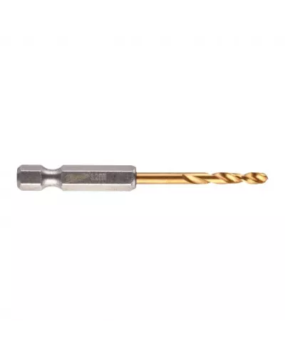 Сверла по металлу Shockwave HSS-G TiN Red Hex 3.2 mm - 2 шт Milwaukee