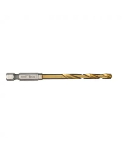 Сверла по металлу Shockwave HSS-G TiN Red Hex 5 mm - 1 шт Milwaukee