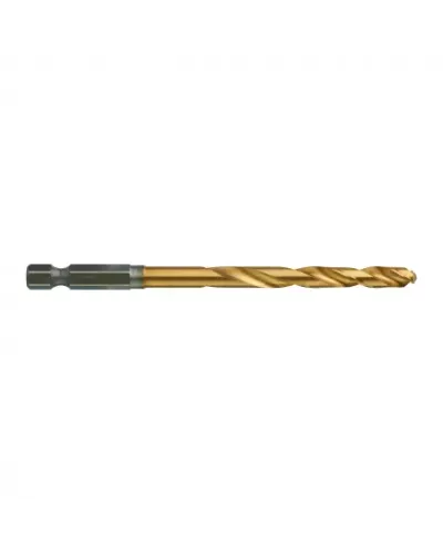 Сверла по металлу Shockwave HSS-G TiN Red Hex 6 mm - 1 шт Milwaukee