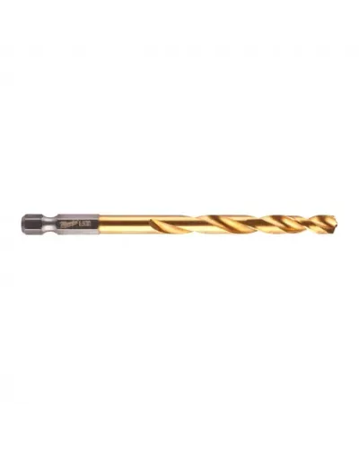 Сверла по металлу Shockwave HSS-G TiN Red Hex 6.5 mm - 1 шт Milwaukee