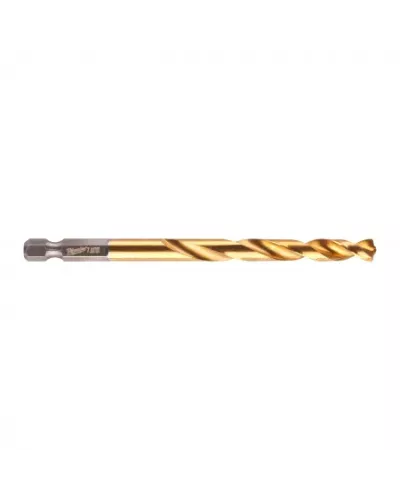 Сверла по металлу Shockwave HSS-G TiN Red Hex 7 mm - 1 шт Milwaukee