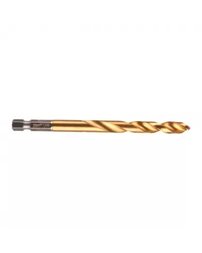 Сверла по металлу Shockwave HSS-G TiN Red Hex 7.5 mm - 1 шт Milwaukee