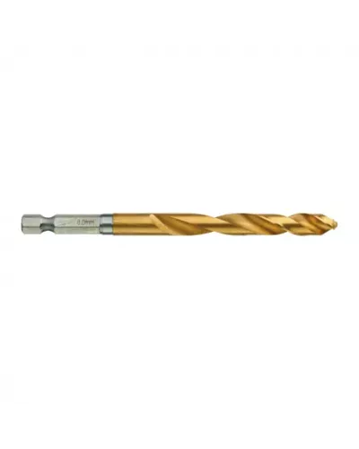 Сверла по металлу Shockwave HSS-G TiN Red Hex 8 mm - 1 шт Milwaukee