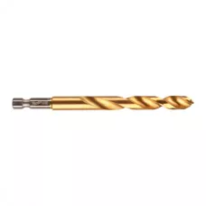 Сверла по металлу Shockwave HSS-G TiN Red Hex 9 mm - 1 шт Milwaukee
