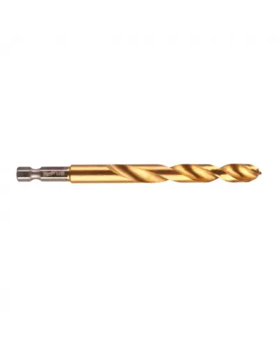 Сверла по металлу Shockwave HSS-G TiN Red Hex 9 mm - 1 шт Milwaukee