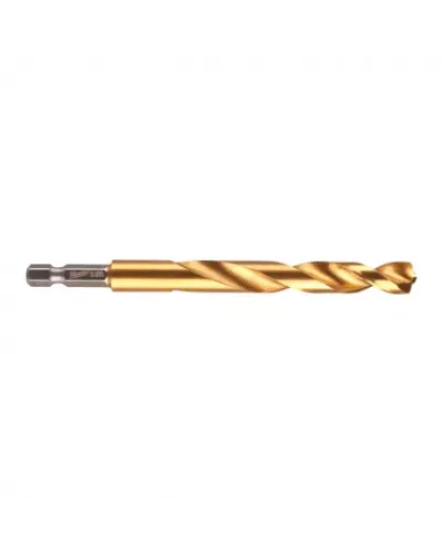 Сверла по металлу Shockwave HSS-G TiN Red Hex 10 mm - 1 шт Milwaukee