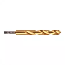 Сверла по металлу Shockwave HSS-G TiN Red Hex 10.5 mm - 1 шт Milwaukee