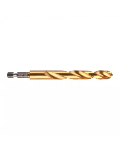 Сверла по металлу Shockwave HSS-G TiN Red Hex 10.5 mm - 1 шт Milwaukee