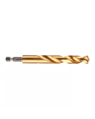 Сверла по металлу Shockwave HSS-G TiN Red Hex 13 mm - 1 шт Milwaukee
