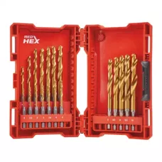 Набор сверл по металлу Shockwave Redhex HSS-G TIN (19 шт) Milwaukee
