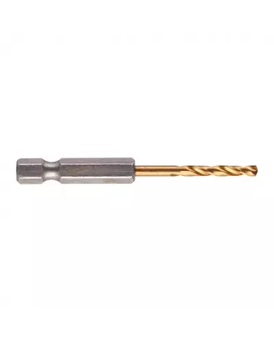 Сверла по металлу Shockwave HSS-G TiN Red Hex 3 mm - 2 шт Milwaukee