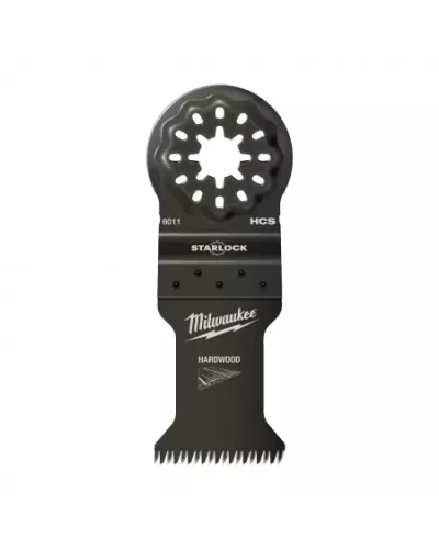 Полотно для мультитула по дереву Milwaukee 35 мм с 3 режущими кромками на зубьях для быстрого и чистого реза (10 шт)  (замена для 48904055) (Арт. 48906014)