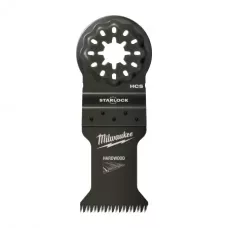 Биметаллическое полотно для мультитула по дереву Milwaukee 35 мм с 3 режущими кромками на зубьях для быстрого и чистого реза (10 шт)  (Арт. 48906019)