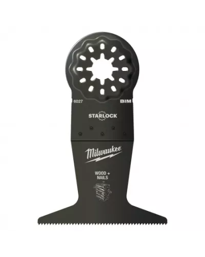 Биметаллическое полотно для мультитула по дереву с гвоздями Milwaukee 65 мм (1 шт)  (замена для 48900050) (Арт. 48906027)