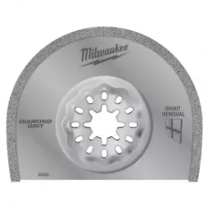 Полотно для мультитула с алмазным напылением Milwaukee толщиной 1.2 мм для удаления затирки с твердосплавным зернистым напылением. Для удаления