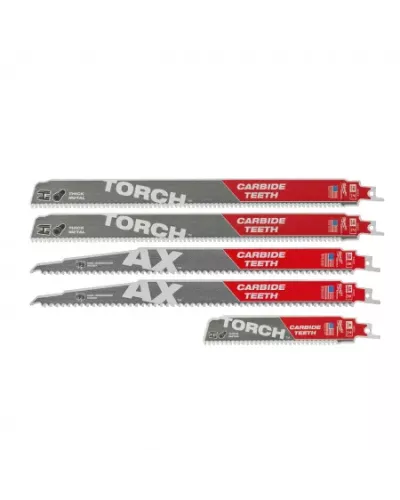 SAWZALL Carbide 5шт Demolition Set Milwaukee