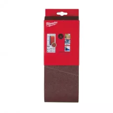 Шлифовальная лента - 100 х 560 мм зерно 60 - 3 шт Milwaukee