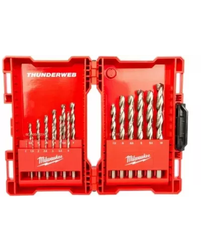 Набор сверл THUNDERWEB HSS-G (19 шт) Milwaukee
