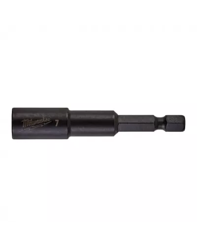 Магнитные торцевые насадки Shockwave 7 x 65 - 1 шт Milwaukee