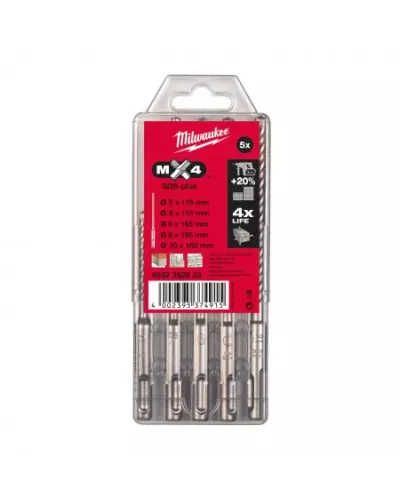 Набор сверл SDS-Plus (5 шт.) Milwaukee