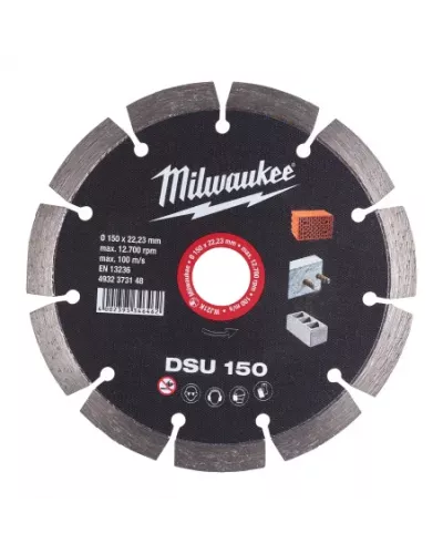 Алмазный диск профессиональной серии Milwaukee DSU 150 мм  (Арт. 4932373148)