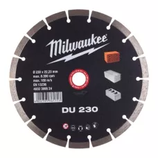 Алмазный диск профессиональной серии Milwaukee DU 230 мм  (Арт. 4932399524)