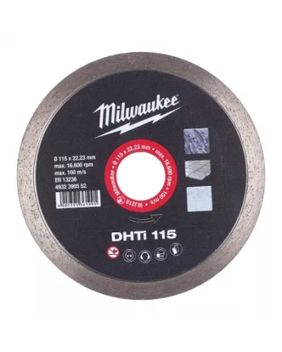 Алмазный диск профессиональной серии Milwaukee DHTi 115 мм  (замена для 4932371641) (Арт. 4932399552)