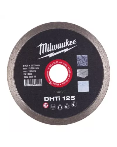 Алмазный диск профессиональной серии Milwaukee DHTi 125 мм  (Арт. 4932399553)