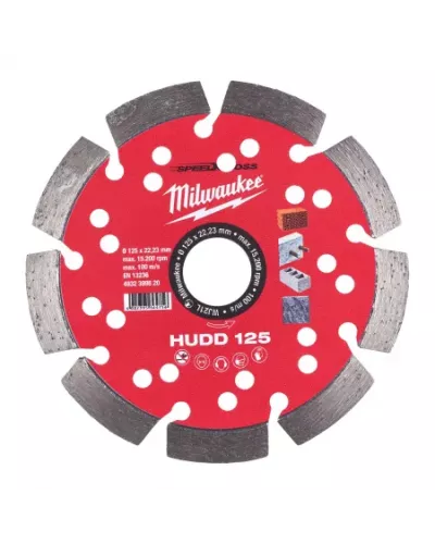 Алмазный диск скоростной Milwaukee Speedcross HUDD 125 мм  (Арт. 4932399820)