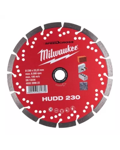 Алмазный диск скоростной Milwaukee Speedcross HUDD 230 мм  (Арт. 4932399822)