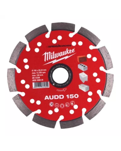Алмазный диск скоростной Milwaukee Speedcross AUDD 150 мм  (Арт. 4932399825)