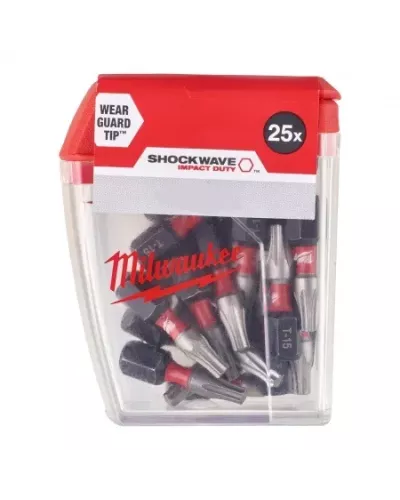 Насадка Shockwave PZ1 25мм (25шт) Milwaukee