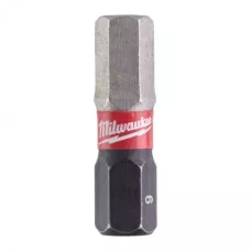 MILWAUKEE Насадка SHOCKWAVE Hex6х25 мм (2 шт.), арт. 4932430897, упак