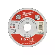 Тонкие отрезные диски по металлу SCS 41 / 115 - серия для ремонтников Milwaukee