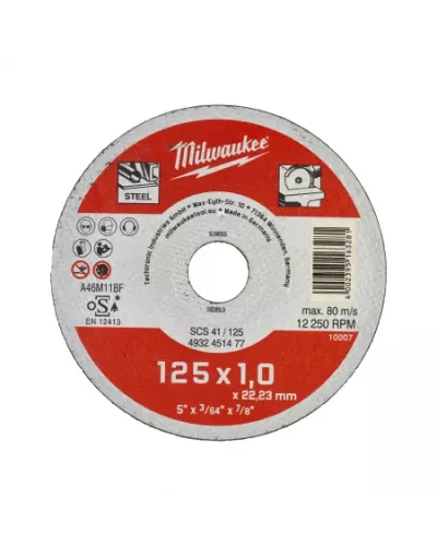 Тонкие отрезные диски по металлу Дисплей (200 х SCS 41 / 125) Milwaukee