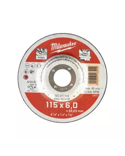 Шлифовальные диски по металлу. Серия для ремонтников SG 27 / 115 Milwaukee