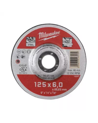 Шлифовальные диски по металлу. Серия для ремонтников SG 27 / 125 Milwaukee
