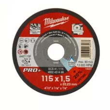 Тонкие отрезные диски по металлу PRO+ SCT 41 / 115 Milwaukee