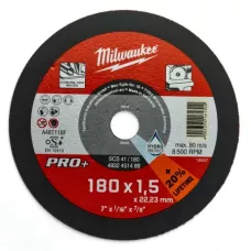 Тонкие отрезные диски по металлу PRO+ SCS 41 / 180 Milwaukee
