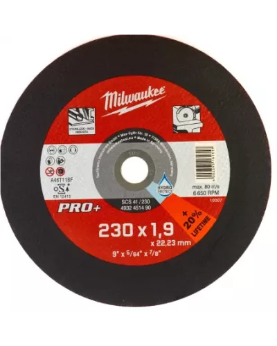 Тонкие отрезные диски по металлу PRO+ SCS 41 / 230 Milwaukee