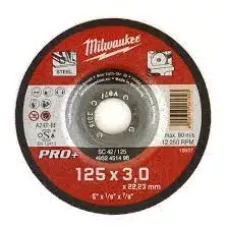 Отрезной диск SC 41/125х3 PRO+ 1 шт Milwaukee