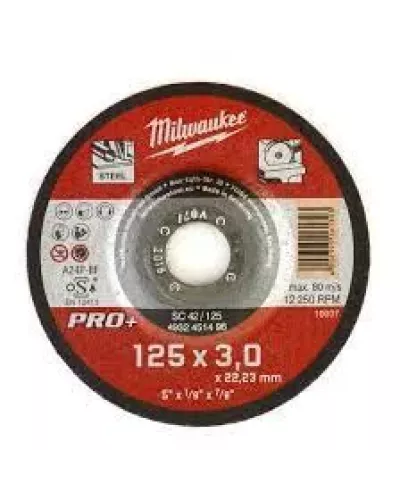 Отрезной диск по металлу Milwaukee SC42 / 125х3х22.2 PRO+ (замена для 4932490069) (Арт. 4932451496)