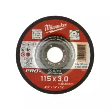 Отрезные диски по камню PRO+ CC 42 / 115 Milwaukee