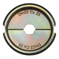 Матрица для медных наконечников и коннекторов Milwaukee DIN22 Cu 25  (Арт. 4932451745)