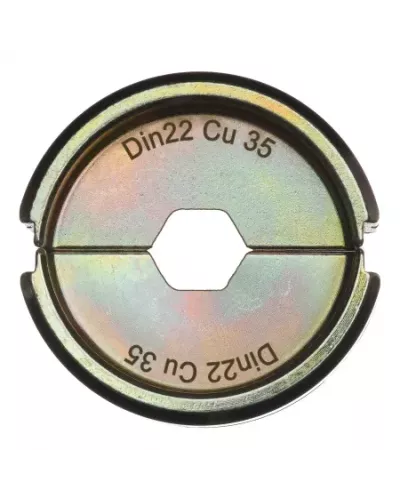 Матрица для медных наконечников и коннекторов Milwaukee DIN22 CU 35  (Арт. 4932451746)