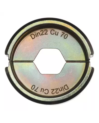Матрица для медных наконечников и коннекторов Milwaukee DIN22 CU 70  (Арт. 4932451748)