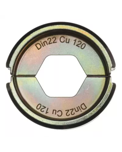 Матрица для медных наконечников и коннекторов Milwaukee DIN22 CU 120  (Арт. 4932451750)