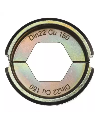 Матрица для медных наконечников и коннекторов Milwaukee DIN22 CU 150  (Арт. 4932451751)