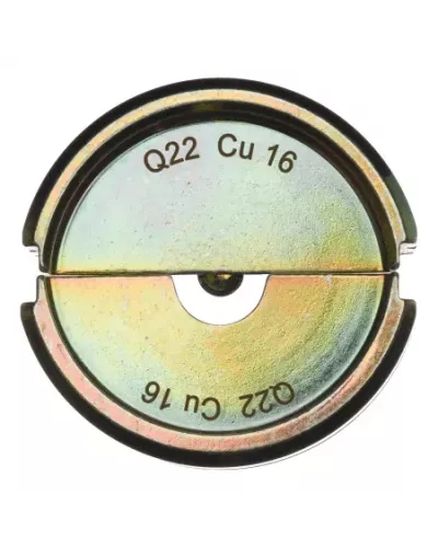 Матрица для медных напаянных клемм Milwaukee Q22 CU 16  (Арт. 4932451766)