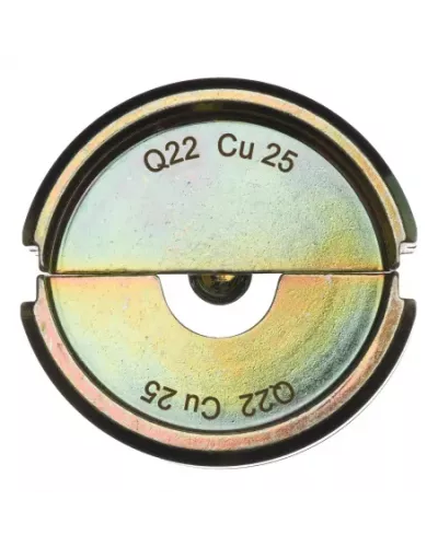 Матрица для медных напаянных клемм Milwaukee Q22 CU 25  (Арт. 4932451767)